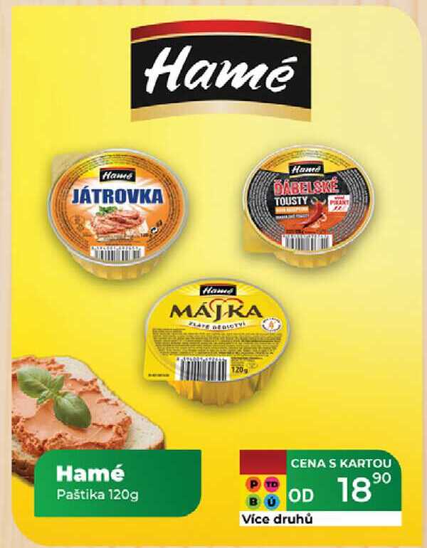 Hamé Paštika 120g 