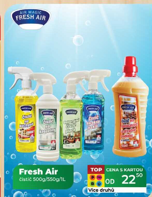 Fresh Air čistič 500g/550g/1L 