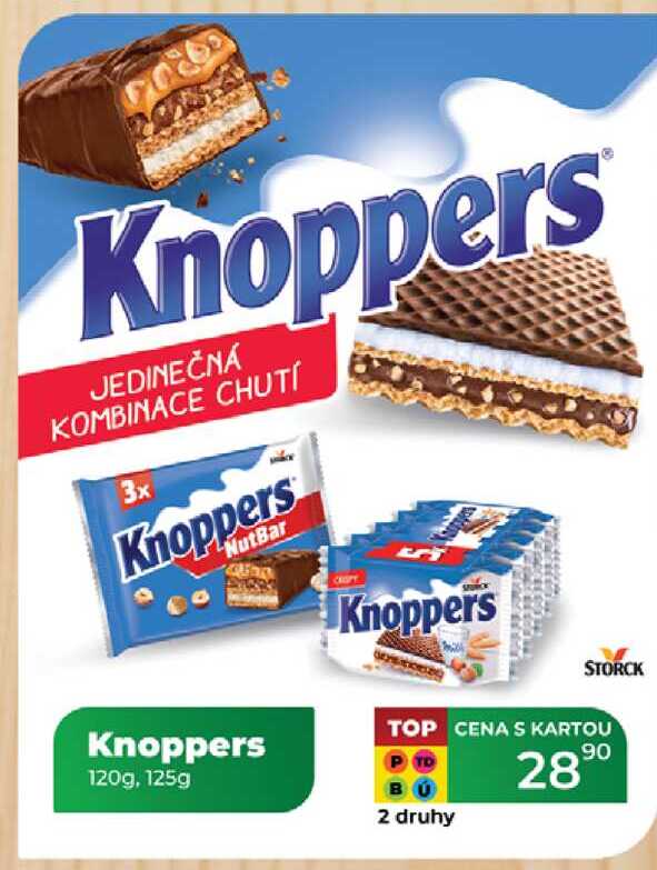 Knoppers 120g, 125g 