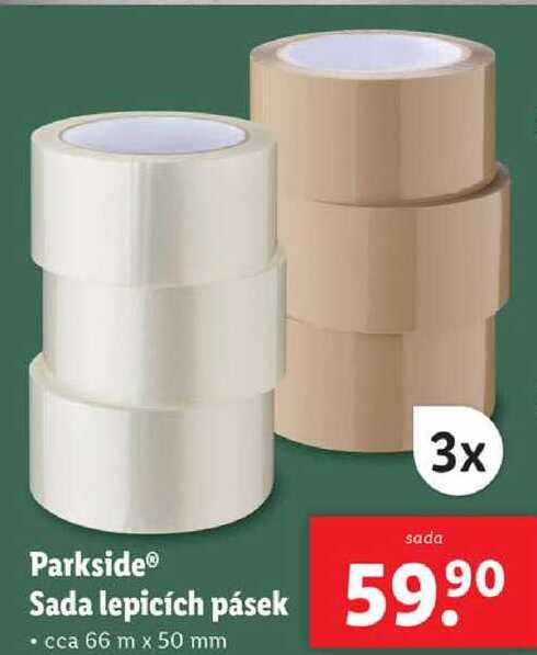 Parkside Sada lepicích pásek 