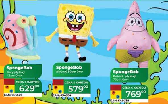 SpongeBob Patrick plyšový 70cm