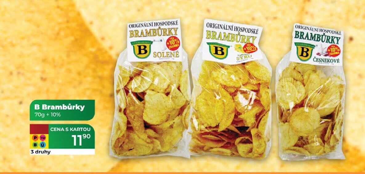 B Brambůrky 70g + 10%  