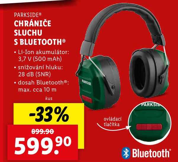 CHRÁNIČE SLUCHU S BLUETOOTH