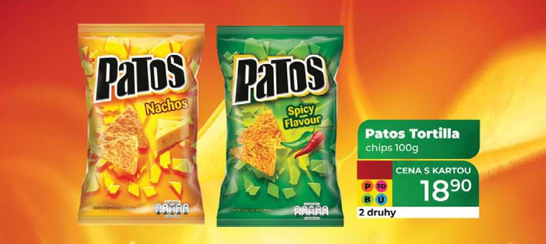 Patos Tortilla chips 100g 
