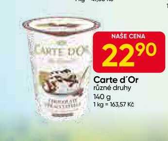 Carte d'Or různé druhy 140 g 