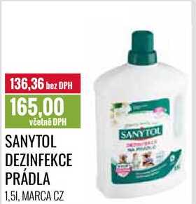 SANYTOL DEZINFEKCE PRÁDLA 1,5l