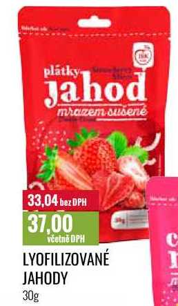 LYOFILIZOVANÉ JAHODY 30g 