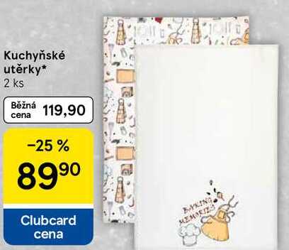 Kuchyňské utěrky, 2 ks 