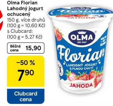 Olma Florian Lahodný jogurt ochucený, 150 g 