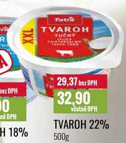 TVAROH 22% 500g