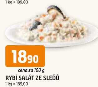 RYBÍ SALÁT ZE SLEĎŮ 100 g