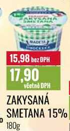 ZAKYSANÁ SMETANA 15% 180g 