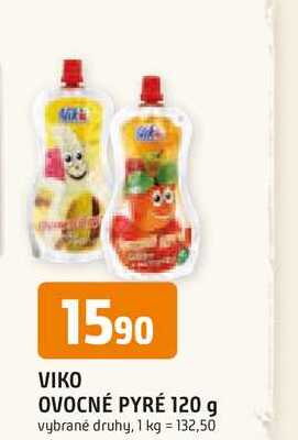 VIKO OVOCNÉ PYRÉ 120 g