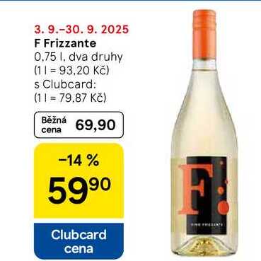 F Frizzante, 0.75 l