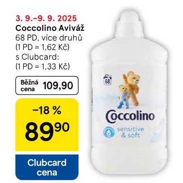 Coccolino Aviváž, 68 PD
