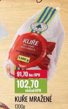 KUŘE MRAŽENÉ 1300g