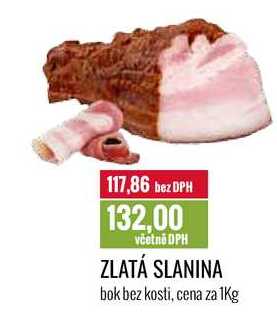 ZLATÁ SLANINA cena za 1Kg 