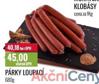 PÁRKY LOUPACÍ 680g 