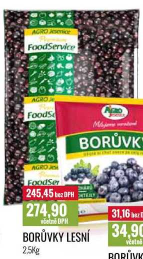 BORŮVKY LESNÍ 2,5kg
