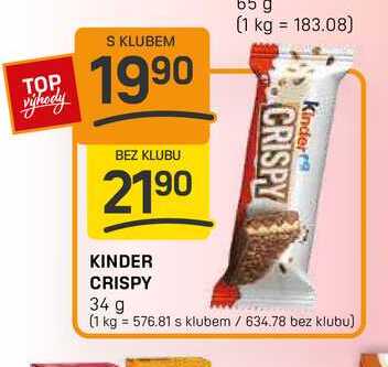 KINDER CRISPY 34 g