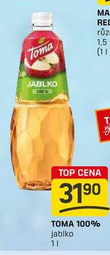 TOMA 100% jablko 1l