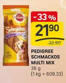 PEDIGREE SCHMACKOS MULTI MIX 36 g 