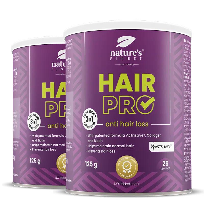 Hair Pro 1+1 | Prevence vypadávání vlasů | Posiluje vlasové folikuly | Zabraňuje vypadávání | Podporuje růst | Oživuje