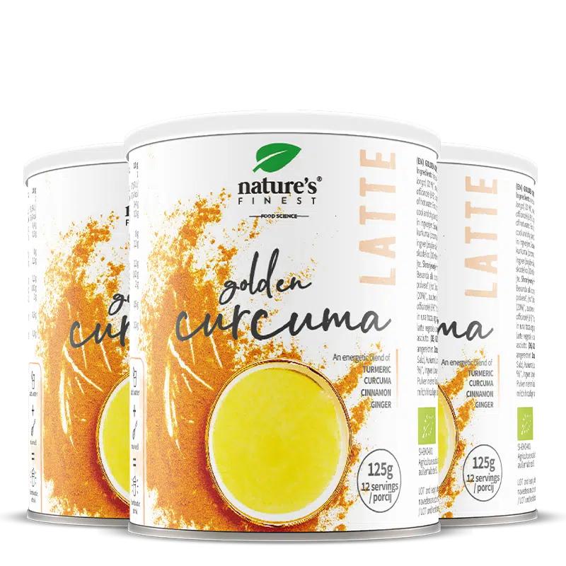 Zlaté Kurkuma Latte - 2+1 Zdarma: Přírodní Směs Kurkumy