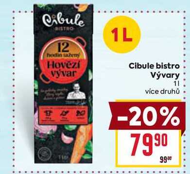 Cibule bistro Vývary 11 více druhů