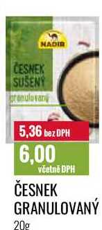 ČESNEK GRANULOVANÝ 20g 