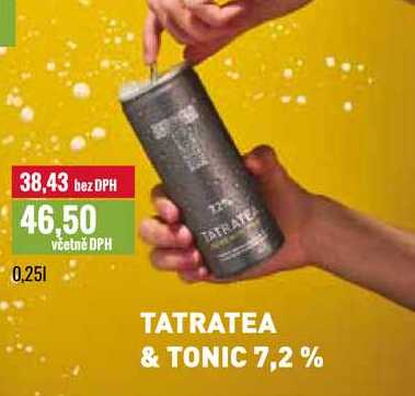 TATRATEA & TONIC 7,2% 0,25l