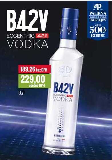 B42V ECCENTRIC 42% VODKA 0,7l