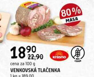 VENKOVSKÁ TLAČENKA 100 g