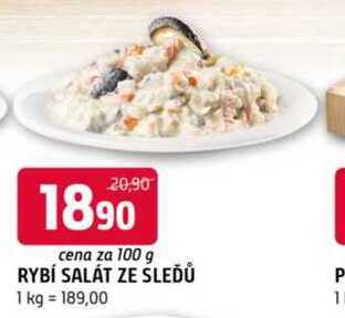 RYBÍ SALÁT ZE SLEDŮ 100 g