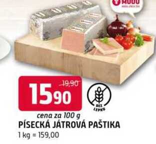 PÍSECKÁ JÁTROVÁ PAŠTIKA 100 g