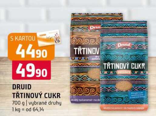 Druid TŘTINOVÝ CUKR 700 g