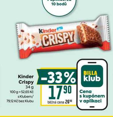 Kinder Crispy 34 g 