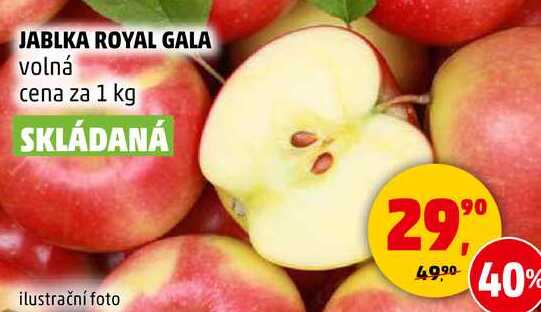 JABLKA ROYAL GALA, 1 kg  