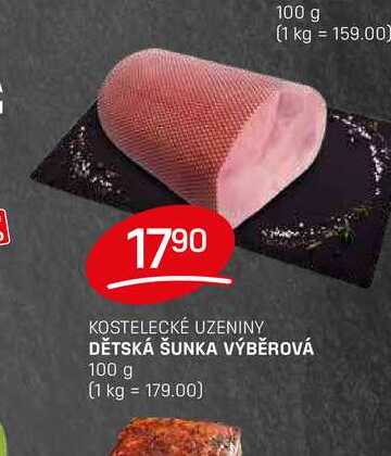 DĚTSKÁ ŠUNKA VÝBĚROVÁ 100g