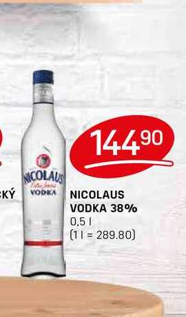 NICOLAUS VODKA 38% 0,5l