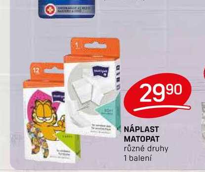 NÁPLAST MATOPAT různé druhy 1 balení  