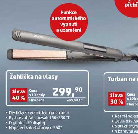 Žehlička na vlasy  