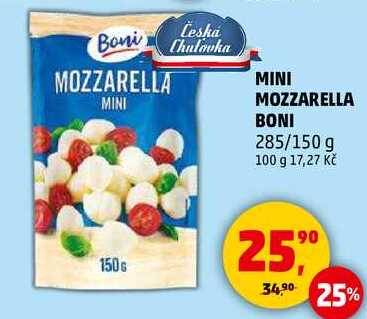 MINI MOZZARELLA BONI, 285/150 g 