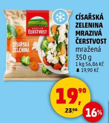 CÍSAŘSKÁ ZELENINA ČERSTVOST mražená, 350 g 