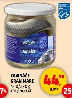 ZAVINÁČE GRAN MARE, 400/220 g 