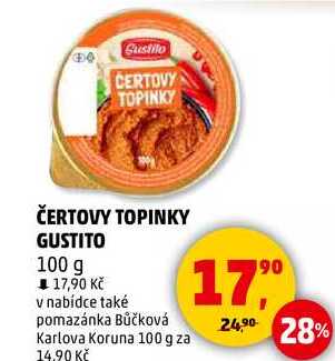 ČERTOVY TOPINKY GUSTITO, 100 g 