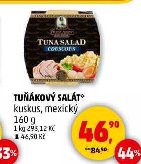Franz Josef TUŇÁKOVÝ SALÁT kuskus, mexický, 160 g