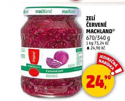 ZELÍ ČERVENÉ MACHLAND, 670/340 g  