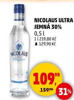 NICOLAUS ULTRA JEMNÁ 30%, 0,5 l