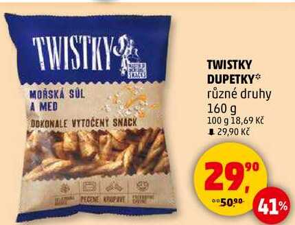 TWISTKY DUPETKY různé druhy, 160 g  